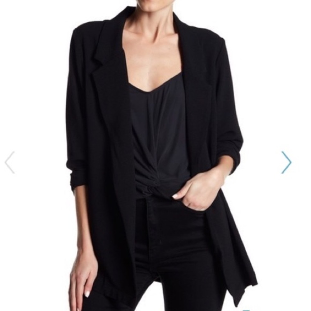 Lush | Novak Crepe Blazer | Black | Small